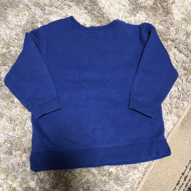 POLO RALPH LAUREN(ポロラルフローレン)のキラキラ様専用　ラルフローレントレーナーブルー24m/90cm キッズ/ベビー/マタニティのキッズ服男の子用(90cm~)(Tシャツ/カットソー)の商品写真