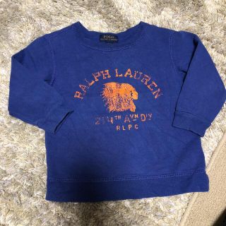 ポロラルフローレン(POLO RALPH LAUREN)のキラキラ様専用　ラルフローレントレーナーブルー24m/90cm(Tシャツ/カットソー)