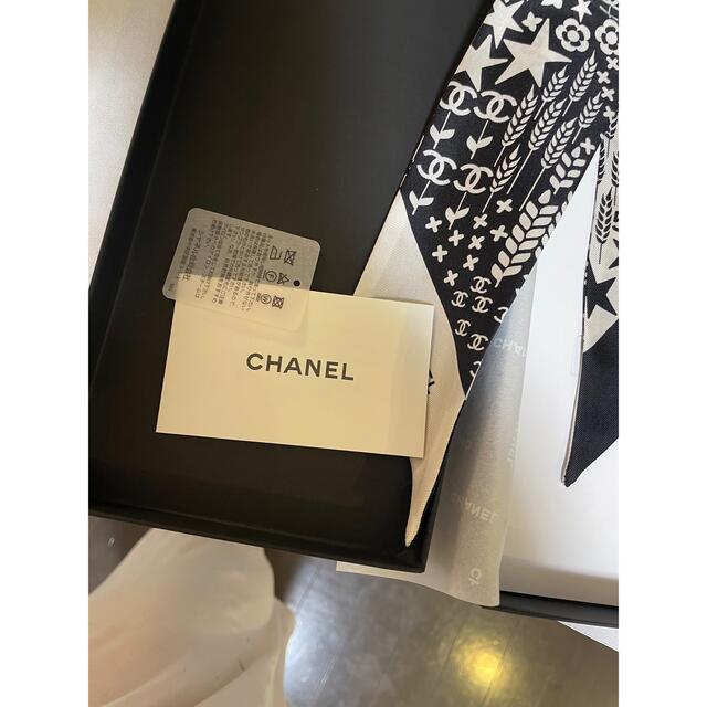 CHANEL2022春夏コレクションシルクツイリー❤️新品タグあり