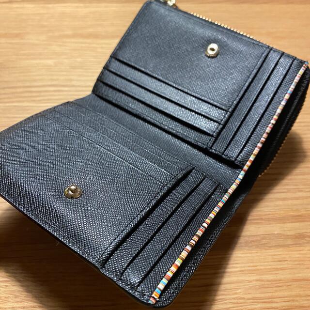 新品未使用☆Paul Smith 2つ折財布ジップストローグレイン 3