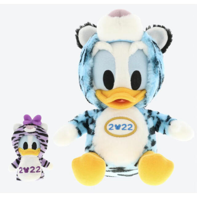 Disney(ディズニー)の干支ぬいぐるみ　ミッキーとドナルド エンタメ/ホビーのおもちゃ/ぬいぐるみ(ぬいぐるみ)の商品写真