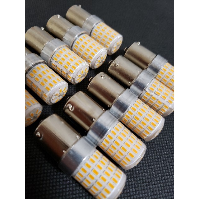 24V 12V兼用 S25トラック用品 LED マーカー球 アンバー 10個