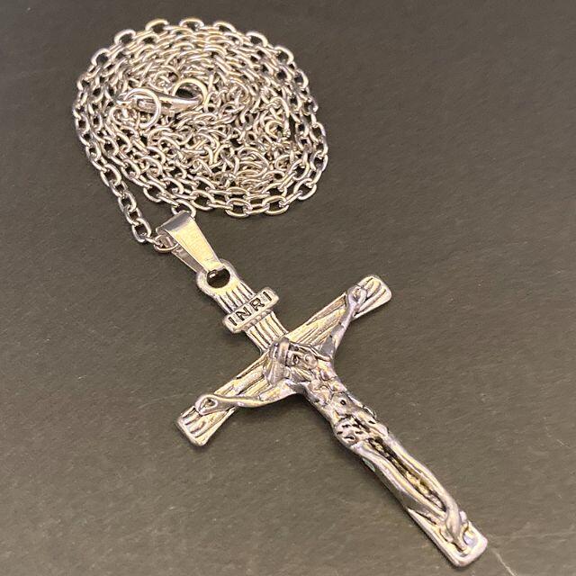 ネックレス シルバー レディース メンズ 十字架 クロス イエス