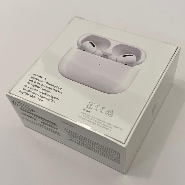 Apple(アップル)の新品•未使用☆2021年最新モデル AirPods Pro MLWK3J/A スマホ/家電/カメラのオーディオ機器(ヘッドフォン/イヤフォン)の商品写真