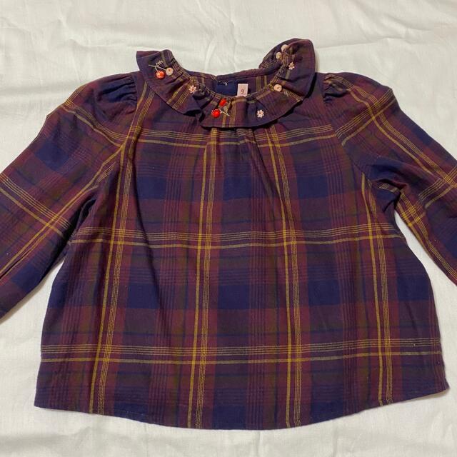 Bonpoint(ボンポワン)のbonpoint fw21 ブラウス6A キッズ/ベビー/マタニティのキッズ服女の子用(90cm~)(ブラウス)の商品写真