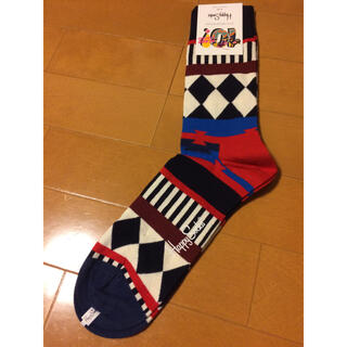 新品 Happy Socks ハッピーソックス Mサイズ41-46 正規品(ソックス)