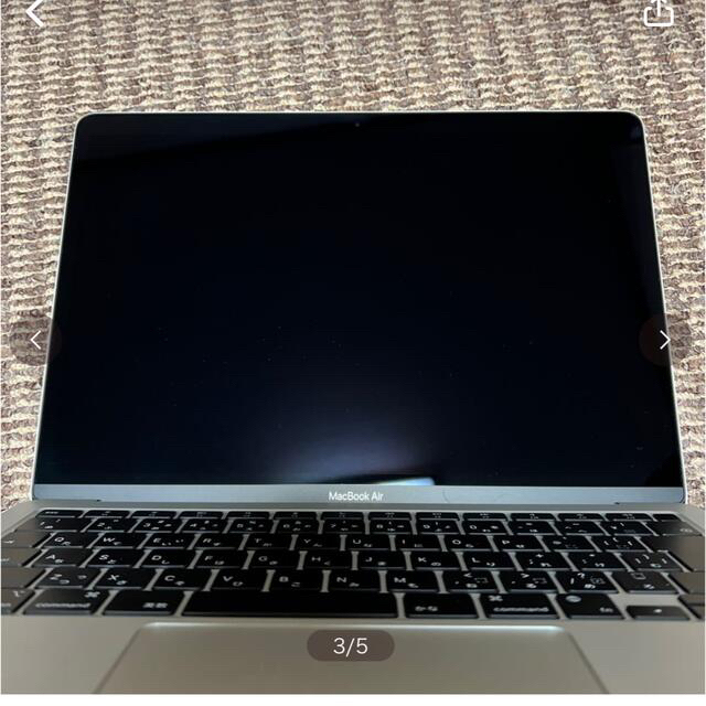 m1 macbook air 2020シルバー