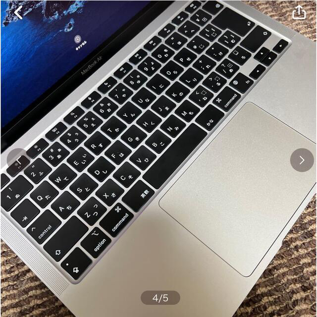 m1 macbook air 2020シルバー