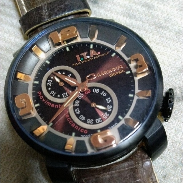 I.T.A.(アイティーエー)の【自動巻き】I.T.A カサノバ  クラシック メンズ腕時計 メンズの時計(腕時計(アナログ))の商品写真