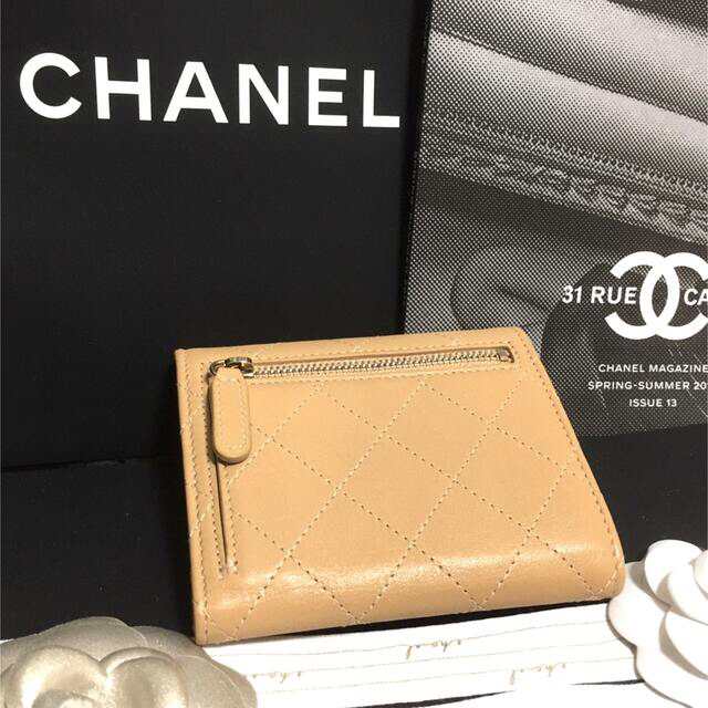 CHANEL(シャネル)の新品同様♡ 激レア★CHANEL シャネル ターンロック 三つ折り財布  正規品 レディースのファッション小物(財布)の商品写真