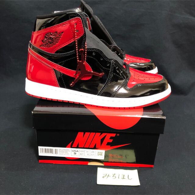 NIKE  Air Jordan 1 High OG  Patent Bred