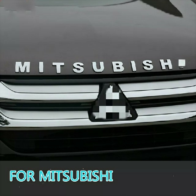 三菱 MITSUBISHI エンブレム ステッカー デリカD5 自動車/バイクの自動車(車外アクセサリ)の商品写真