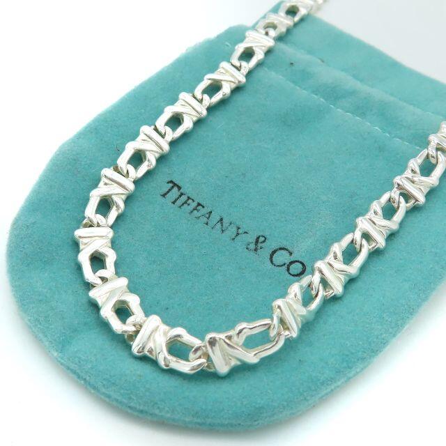 Tiffany & Co.(ティファニー)の希少 美品 ヴィンテージ ティファニー キス ボーン ネックレス GG27 レディースのアクセサリー(ネックレス)の商品写真