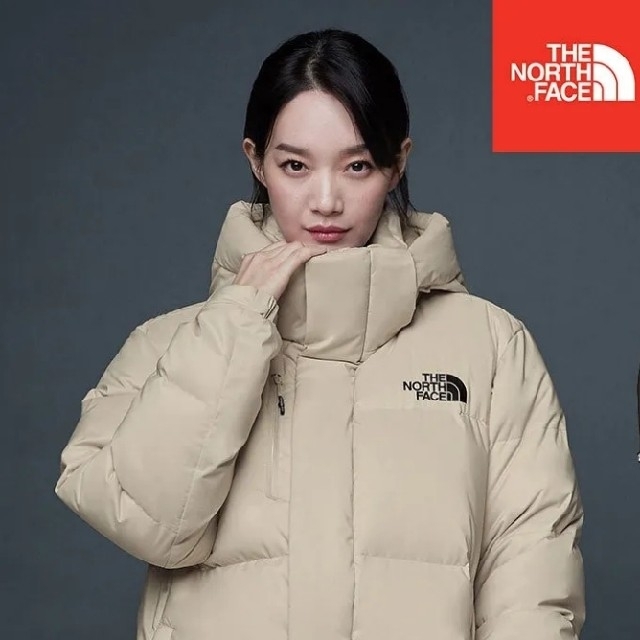 【美品】THE NORTH FACE　ダウンジャケット　ベージュ　Sサイズ