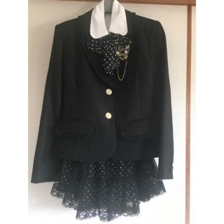 卒業式　女子　スーツ　5点セット　美品　150(ドレス/フォーマル)