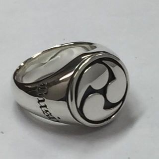 シルバー925 三つ巴リング シルバーアクセサリー 家紋 武神紋 指輪(リング(指輪))