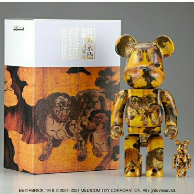 BE@RBRICK 狩野永徳 唐獅子図屏風 100% ＆ 400%その他