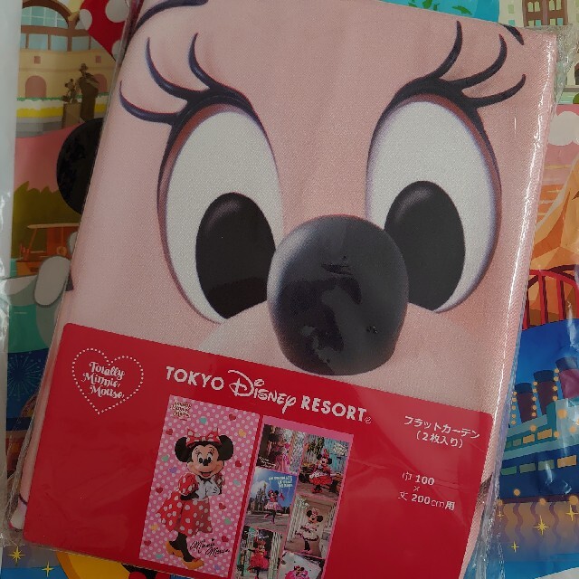 完売 トータリーミニー カーテン ディズニー - キャラクターグッズ