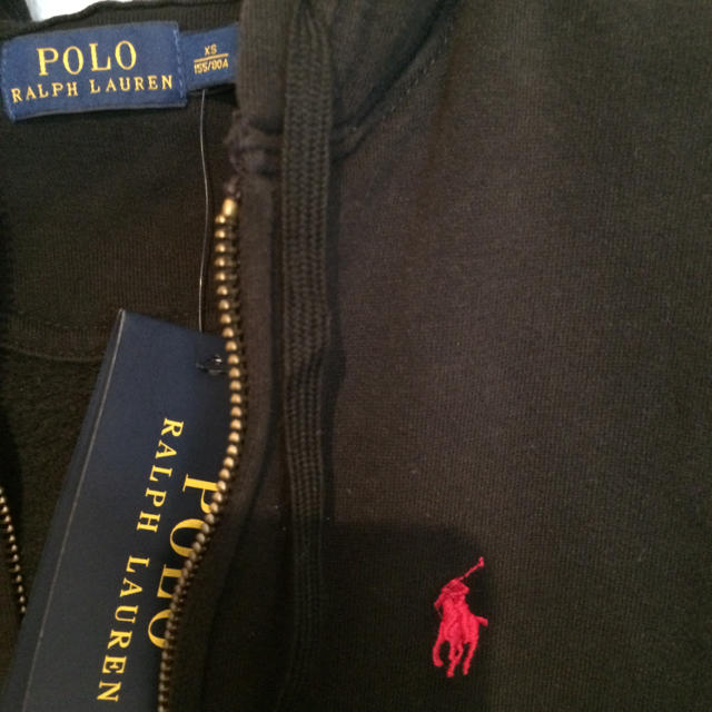 Ralph Lauren(ラルフローレン)の★ラルフローレン 黒パーカーXS レディースのトップス(パーカー)の商品写真