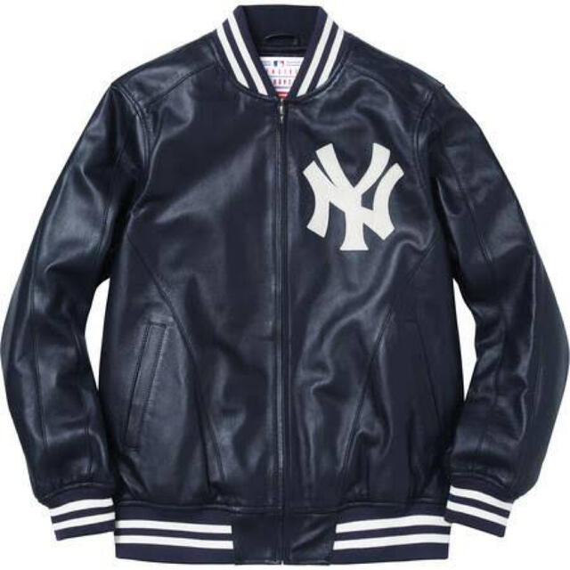 Yankees Supreme Leather Varsity Jacket