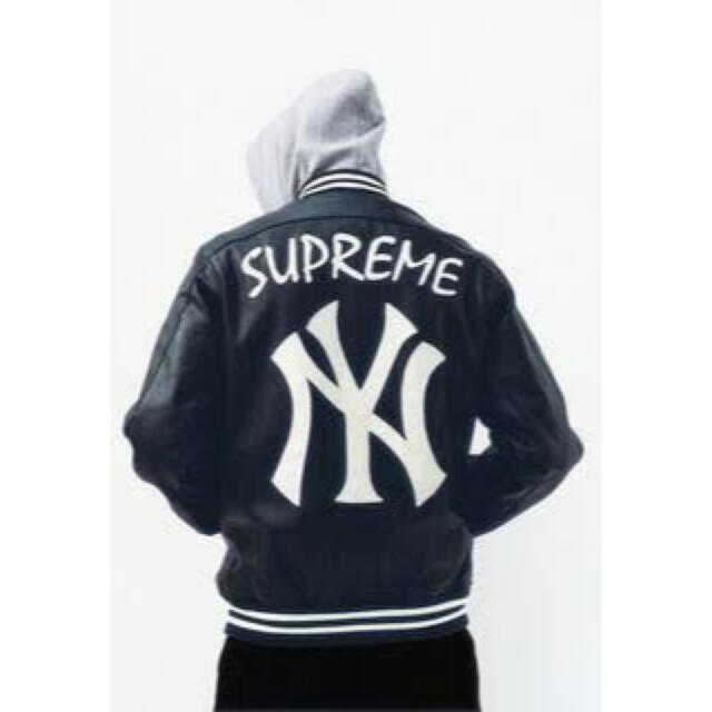 Yankees Supreme Leather Varsity Jacket