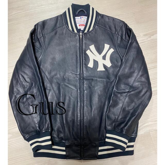 Yankees Supreme Leather Varsity Jacket