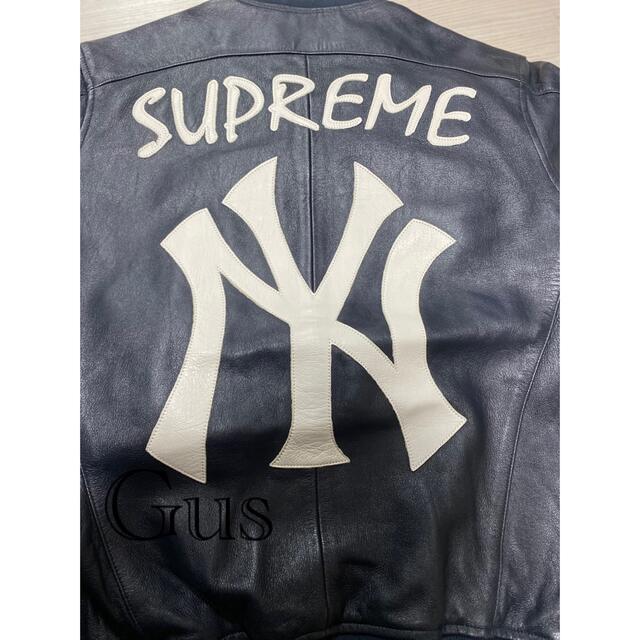 Yankees Supreme Leather Varsity Jacket