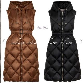 Max Mara The Cube テクニカル キャンバス ダウン ジレ Max Mara The Cube テクニカル キャンバス ダウン ジレ