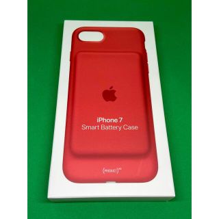 アップル(Apple)の【未開封】Smart battery case レッド iPhone7(iPhoneケース)