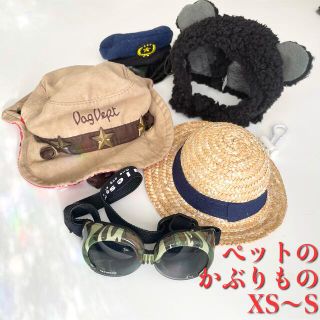 ペットのかぶりもの　ハット　帽子　サングラスなど　5点(犬)