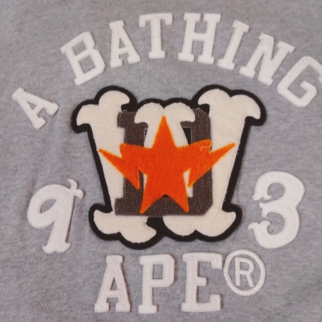 A BATHING APE(アベイシングエイプ)の☆A BATHING APEスウェットスタジャン✨☆ レディースのジャケット/アウター(スタジャン)の商品写真