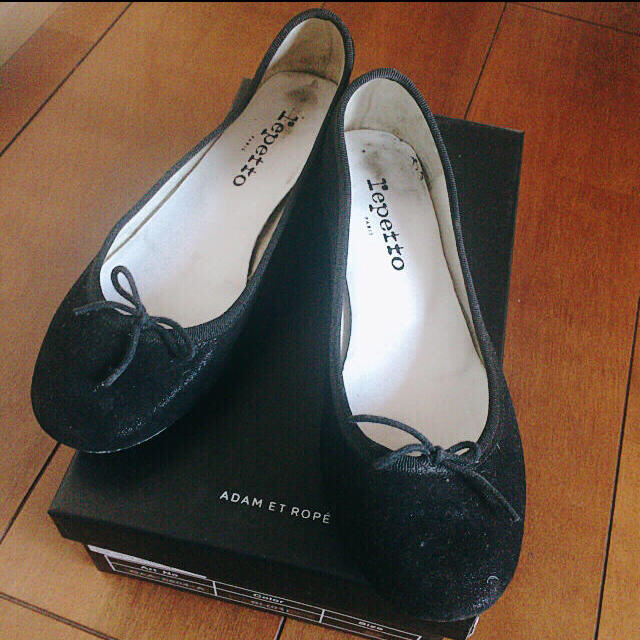 repetto(レペット)のrepetto レペット ブラック 黒 定番 フラット シューズ レディースの靴/シューズ(バレエシューズ)の商品写真