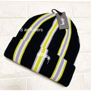 STUSSY - STUSSY ステューシー Vertical Stripe Cuff ニット帽