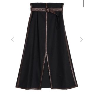 アメリヴィンテージ(Ameri VINTAGE)のAmeri PIPING LITTLE FLARE SKIRT(ロングスカート)