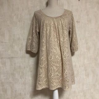 ナチュラルクチュール(natural couture)のレースワンピース(ひざ丈ワンピース)