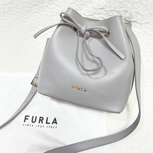 FURLA フルラ コスタンザ 2WAY 巾着ショルダーバッグ グレー 新品 - www.lab-kl.com