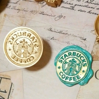 スターバックスコーヒー(Starbucks Coffee)のスターバックスコーヒー シーリングスタンプ スタバ人魚ロゴ 封蝋印ヘッド単品(各種パーツ)