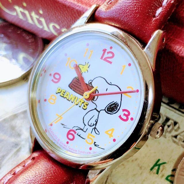 適当な価格 PEANUTS - #1895【可愛くて綺麗】レディース腕時計 PEANUTS スヌーピー クォーツ 腕時計