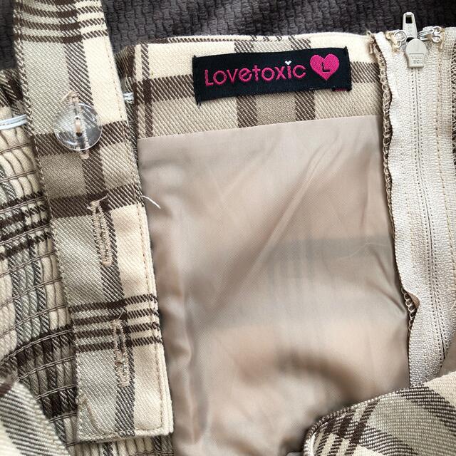 lovetoxic(ラブトキシック)のLovetoxic チェックワンピ キッズ/ベビー/マタニティのキッズ服女の子用(90cm~)(ワンピース)の商品写真