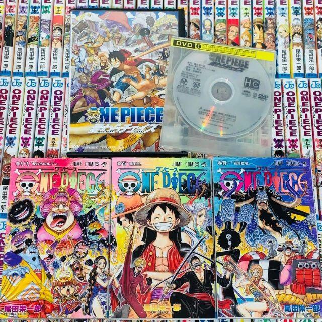 必見】ワンピース 全巻セット 1〜101巻+関連本24冊+劇場版DVDの通販 by