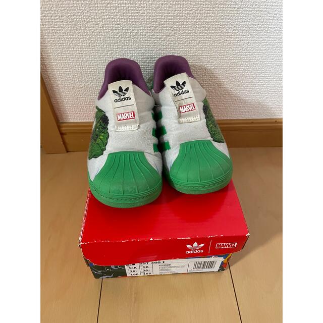 adidas(アディダス)のスリッポン キッズ/ベビー/マタニティのキッズ靴/シューズ(15cm~)(スリッポン)の商品写真