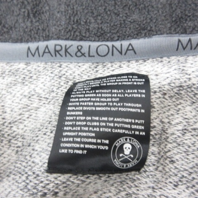 MARK&LONA(マークアンドロナ)のマーク＆ロナ MARK&LONA パーカー ゴルフウェア スカル グレー M レディースのトップス(パーカー)の商品写真