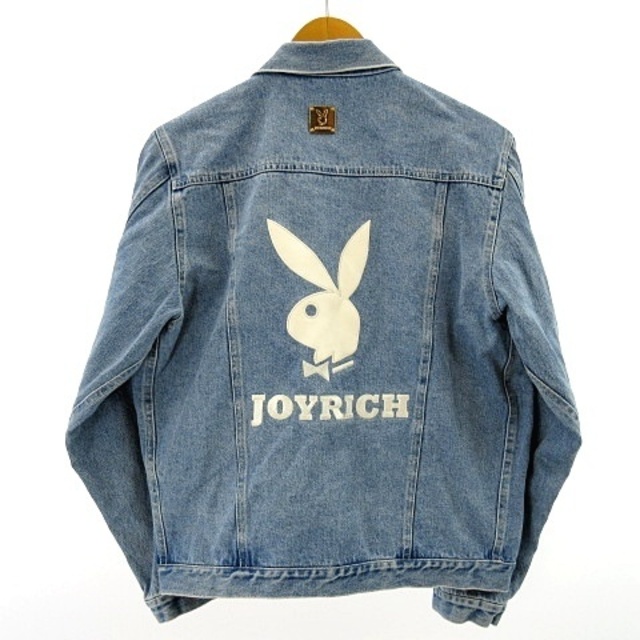 JOYRICH(ジョイリッチ)のジョイリッチ プレイボーイ コラボ デニムジャケット M メンズのジャケット/アウター(Gジャン/デニムジャケット)の商品写真