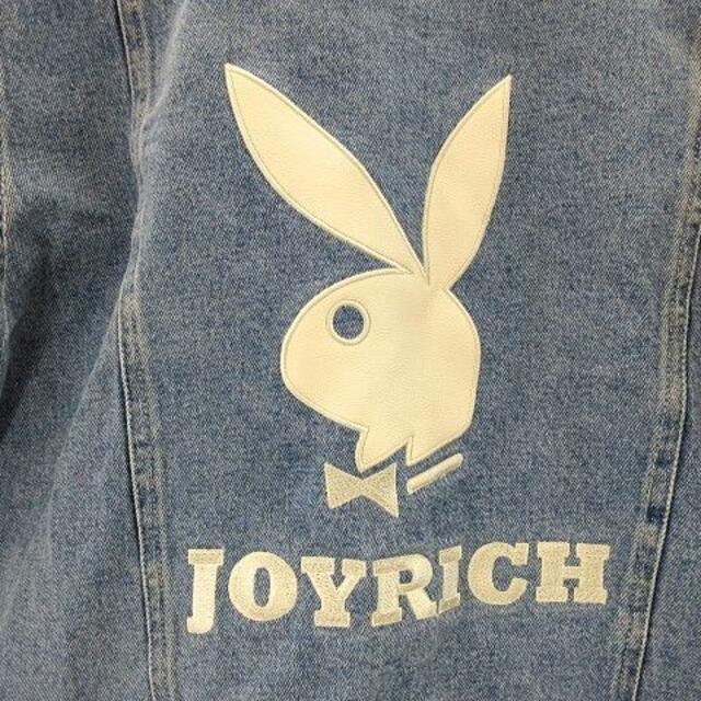 JOYRICH(ジョイリッチ)のジョイリッチ プレイボーイ コラボ デニムジャケット M メンズのジャケット/アウター(Gジャン/デニムジャケット)の商品写真
