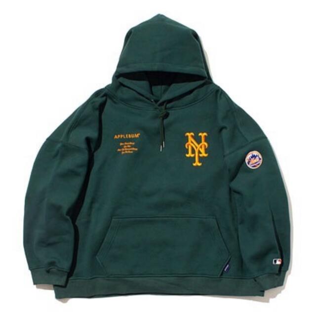 applebum×MLB Oversize Sweat Parka XL