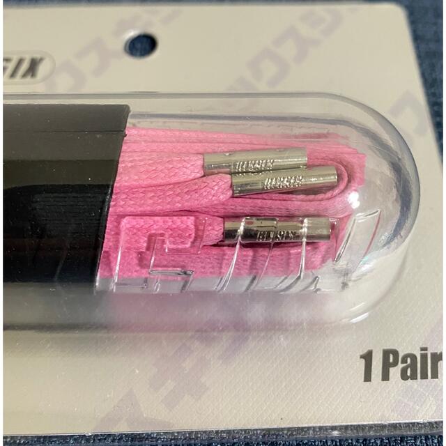 KIXSIX キックスシックス WAXEDSHOELACE 140 PINK メンズの靴/シューズ(その他)の商品写真