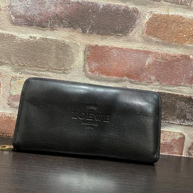 LOEWE(ロエベ)のLOEWE ロエベ財布　ヘリテージライン財布　長財布　ラウンドファスナー長財布 レディースのファッション小物(財布)の商品写真