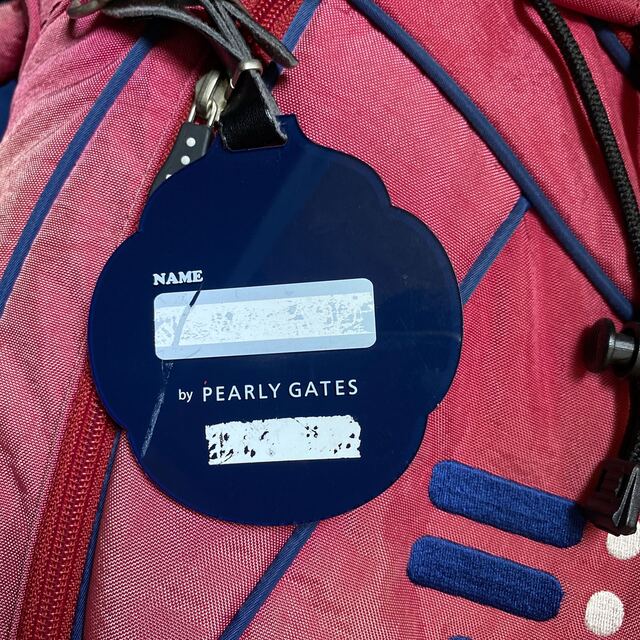 PEARLY GATES(パーリーゲイツ)の【送料無料】ジャックバニー　パーリーゲイツ　キャディーバック　ピンク スポーツ/アウトドアのゴルフ(バッグ)の商品写真
