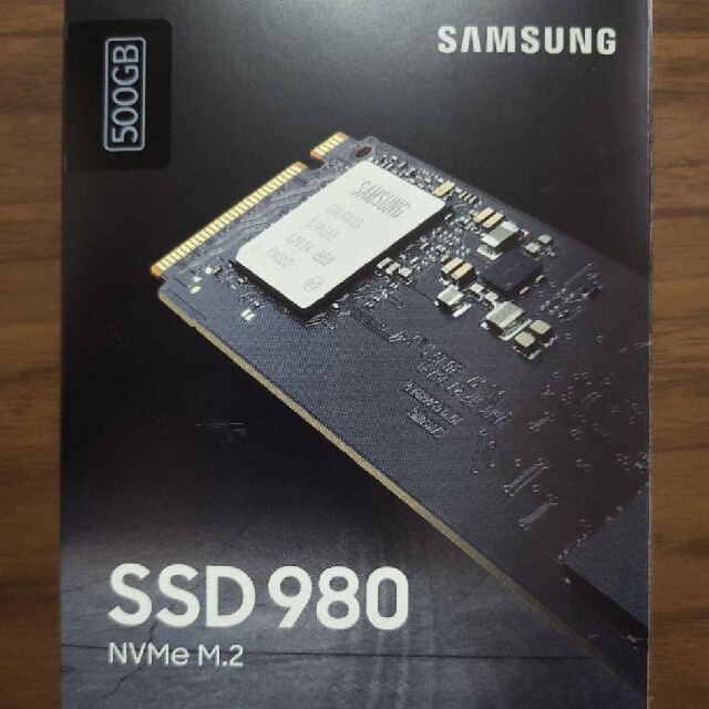 SAMSUNG(サムスン)のSAMSUNG SSD 980 500GB MZ-V8V500B スマホ/家電/カメラのPC/タブレット(PCパーツ)の商品写真