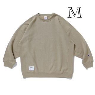 新品 wtaps×champion クルーネックスウェット　BEIGE Mサイズ